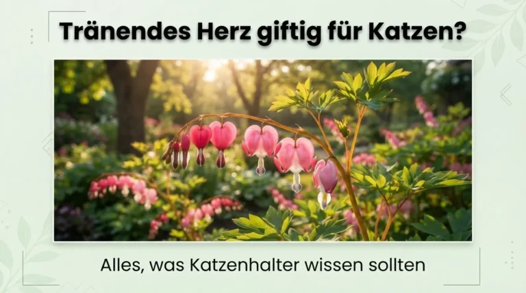 tränendes herz giftig katzen